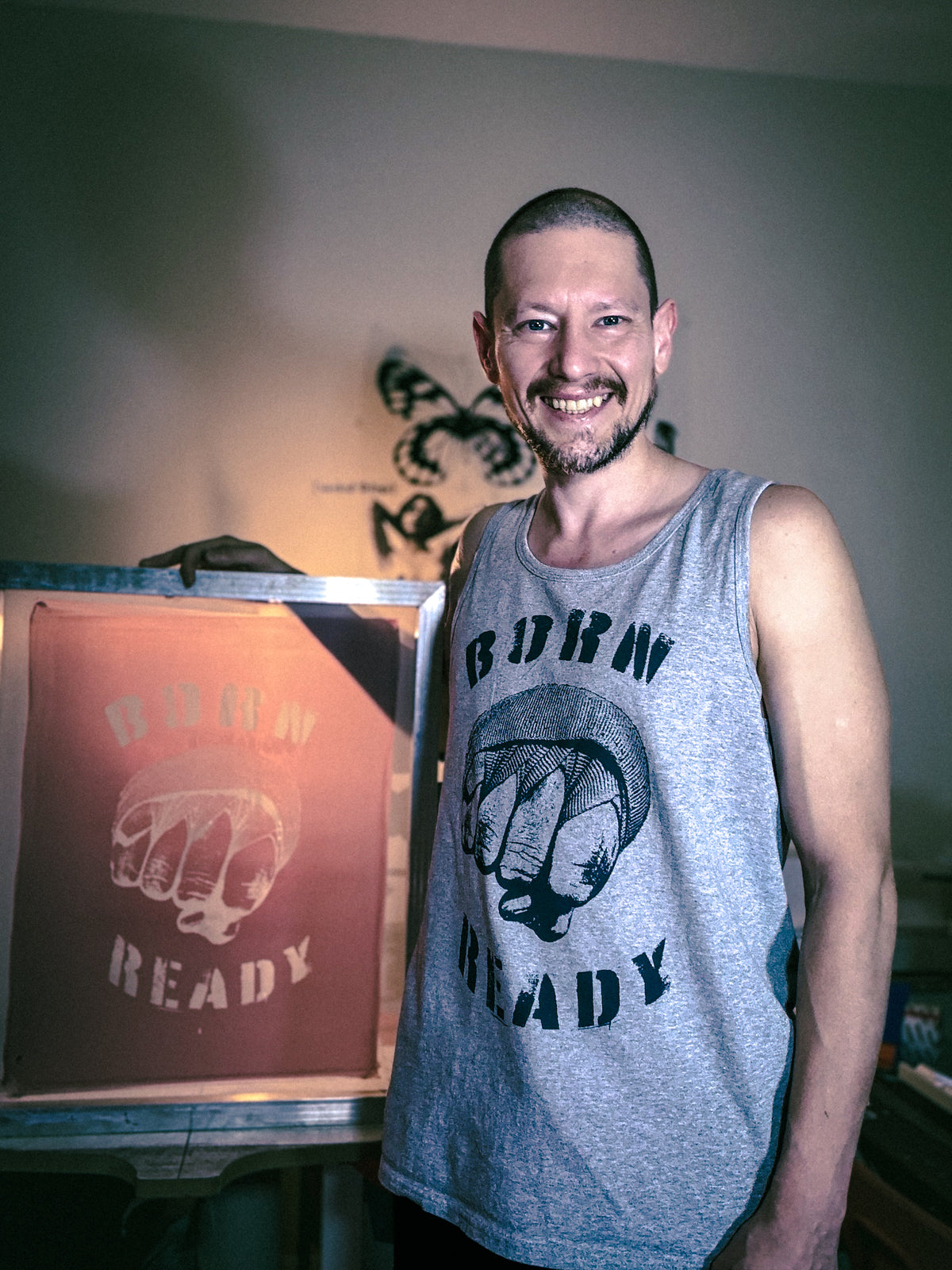 born ready / tank top
