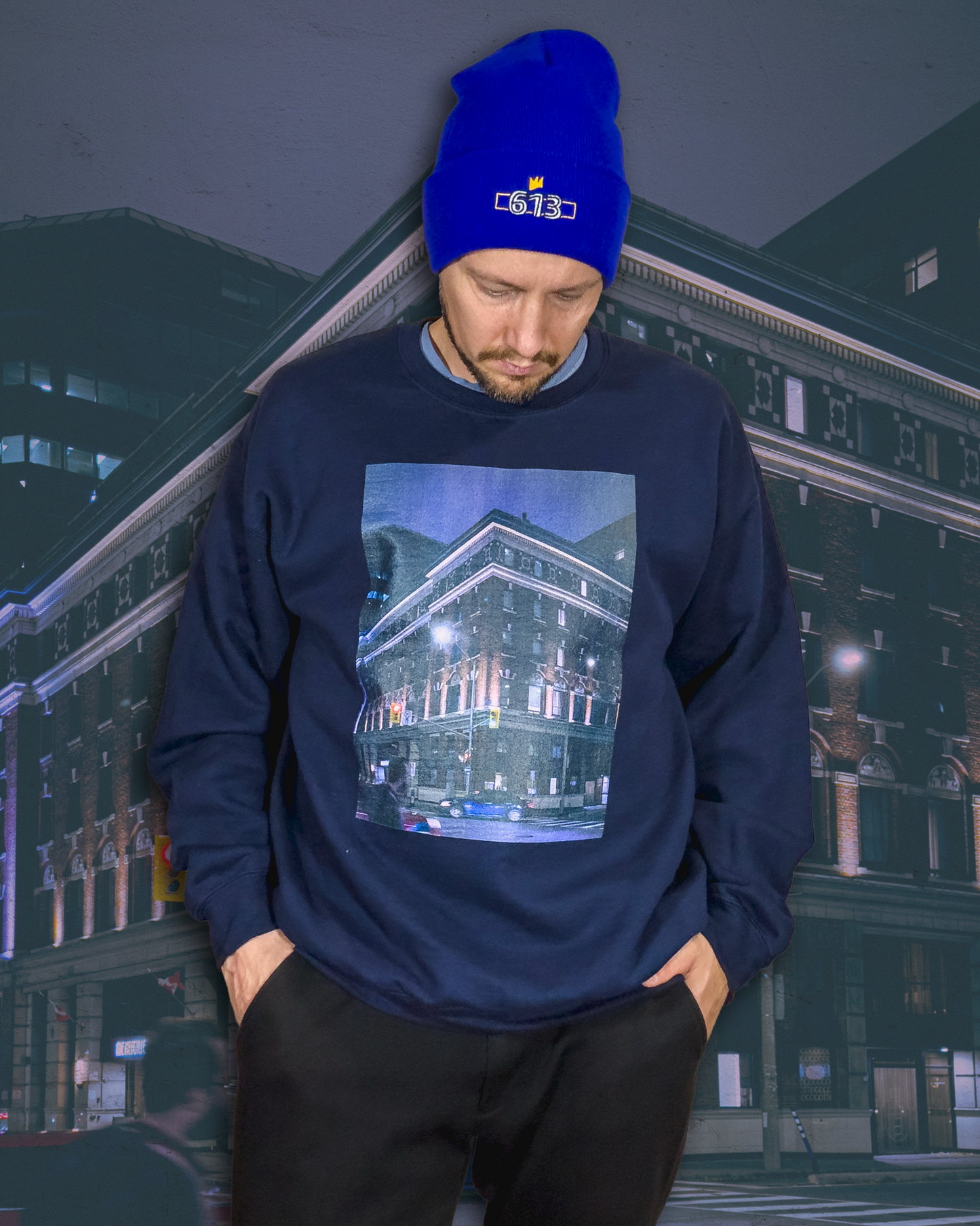 Size L | Downtown Metcalfe Hotel Unisex Sweatshirt