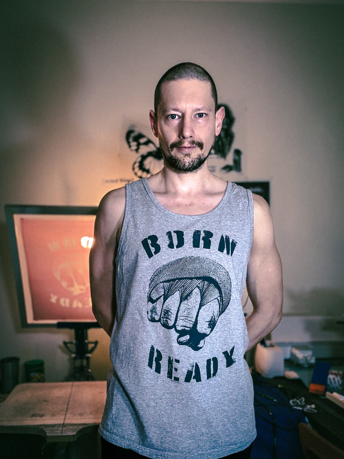 born ready / tank top