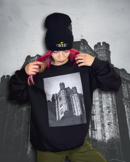 Size L | Connaught Building Gothic Style Unisex Sweatshirt