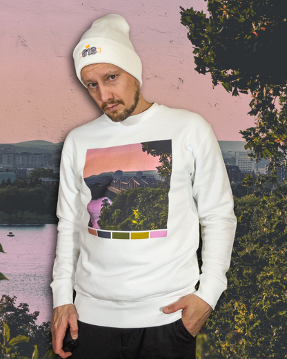 Size M | Alexandra Bridge at Sunset Unisex Premium Sweatshirt – Palette Edition