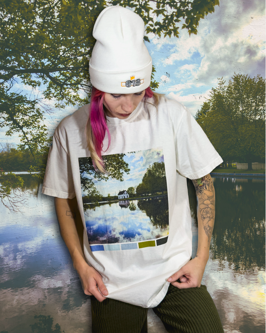 Size M | Rideau Canal House in Daylight Unisex  T-Shirt – Palette Edition
