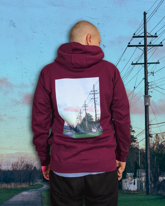 Ottawa Pastel Skies and Power Lines Unisex Hoodie