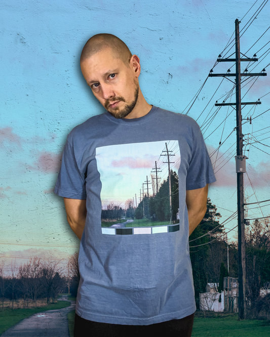 Ottawa Pastel Skies and Power Lines Unisex Heavyweight T-Shirt – Palette Edition